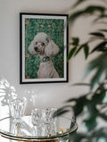 Elegant Poodle Charm, arte de SHANDU