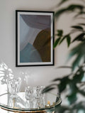 Overlapping Curves In Muted Tones, arte de Mareike Böhmer