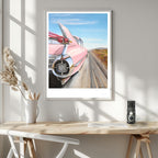 Pink Car Open Road