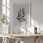 Indigo Floral Bloom, arte de Danushka Abeygoda