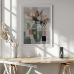 Geometric Floral Vase, arte de Andreas Magnusson