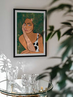 Contemplative Woman, arte de Uma Gokhale