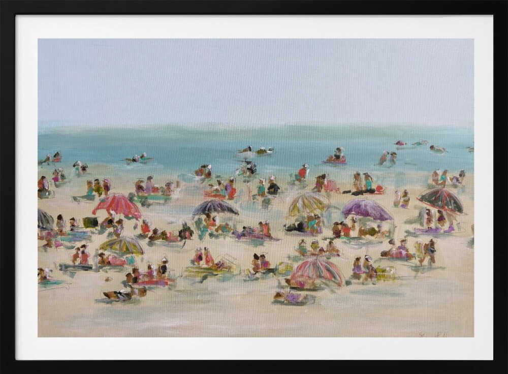 Lively Beach Day, arte de Emma Bell