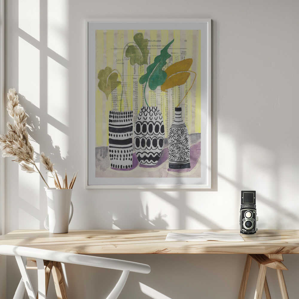 Eclectic Patterned Vases, arte de Annick