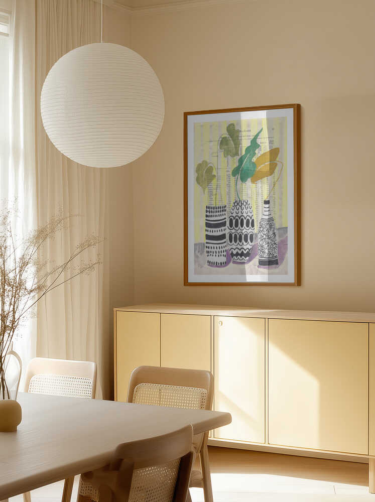 Eclectic Patterned Vases, arte de Annick