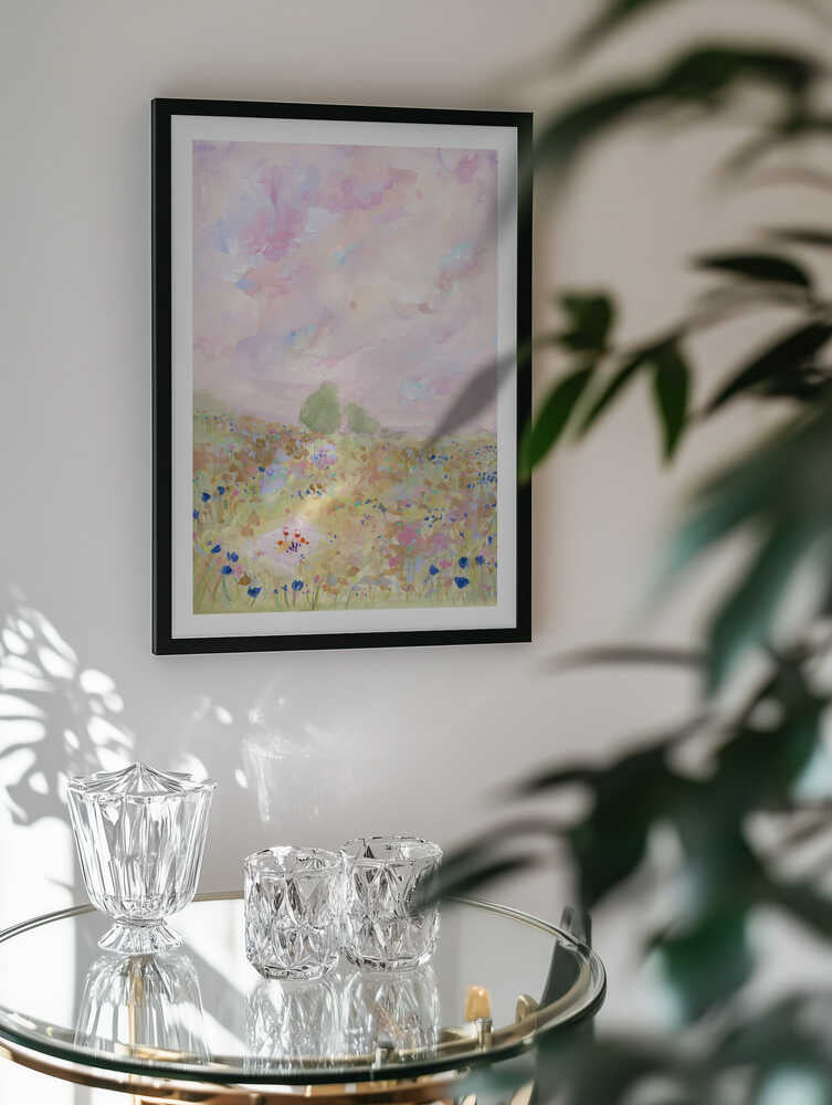 Pastel Meadow Bliss, arte de Katharina Puritscher