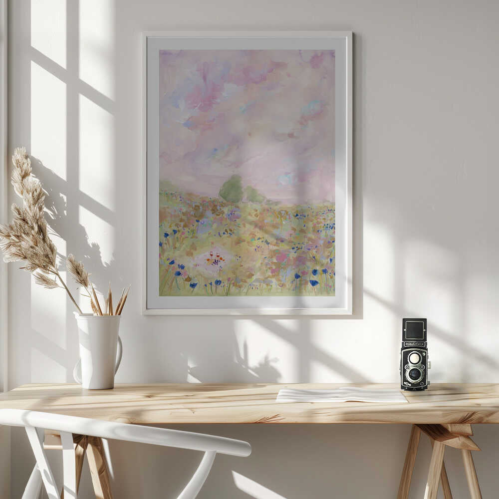Pastel Meadow Bliss, arte de Katharina Puritscher