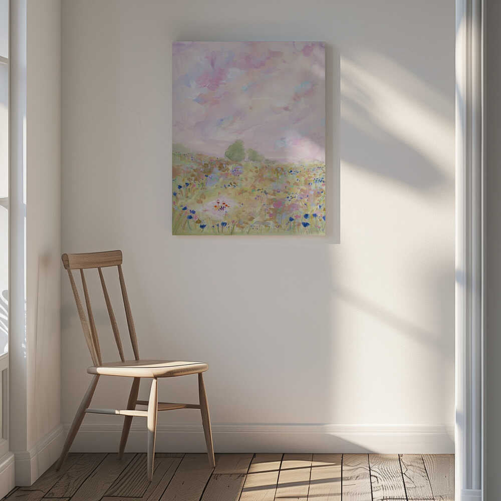 Pastel Meadow Bliss, arte de Katharina Puritscher