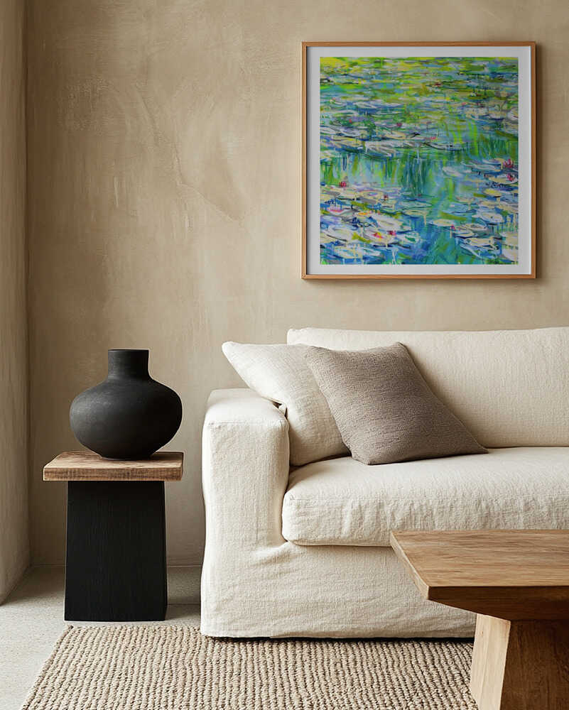 Vibrant Water Lilies, arte de Wayne Sleeth