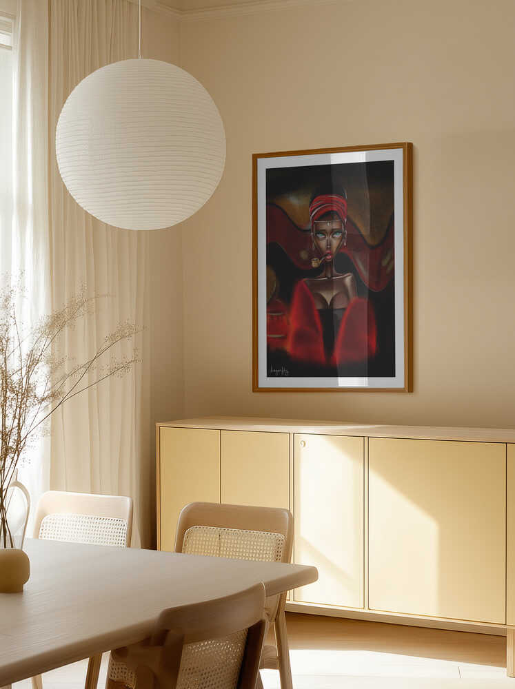 Red Turban Smoker, arte de dragonfly