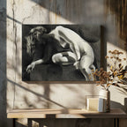 Pensive Nude in Shadow, arte de Corné Akkers