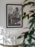 Contemplative Cubist Figure, arte de Corné Akkers