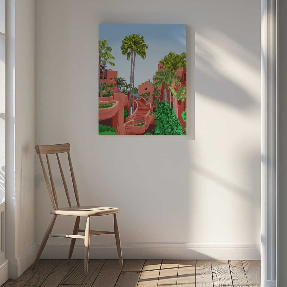 Terracotta Resort Palms, arte de Uma Gokhale