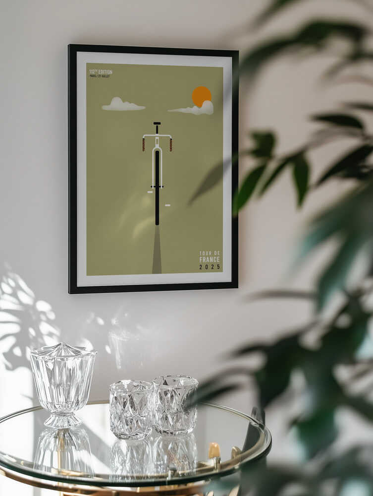 Minimalist Bike Ride, arte de Neetesh Kumar