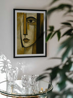 Abstract Golden Portrait, arte de HUGO