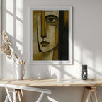 Abstract Golden Portrait, arte de HUGO