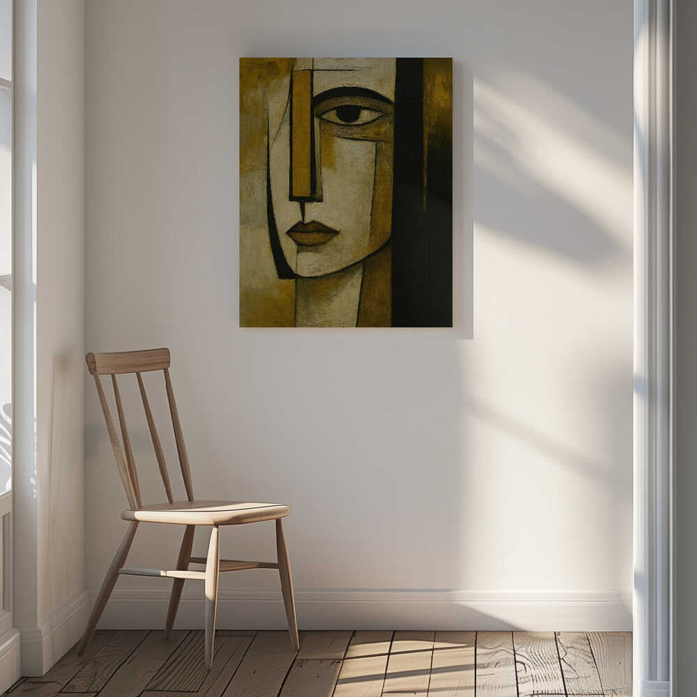 Abstract Golden Portrait, arte de HUGO