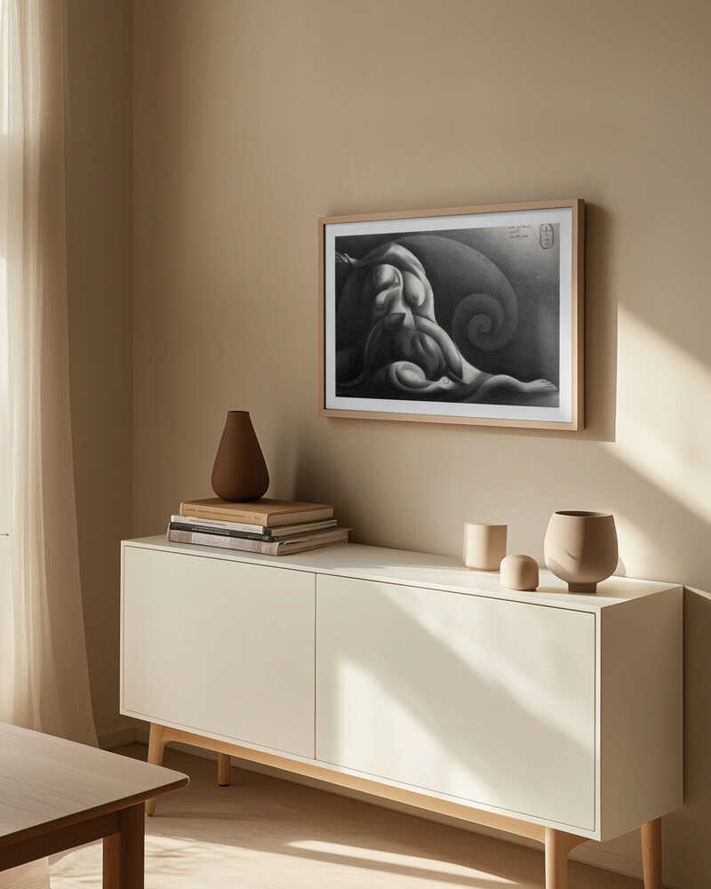 Golden Spiral Figure, arte de Corné Akkers