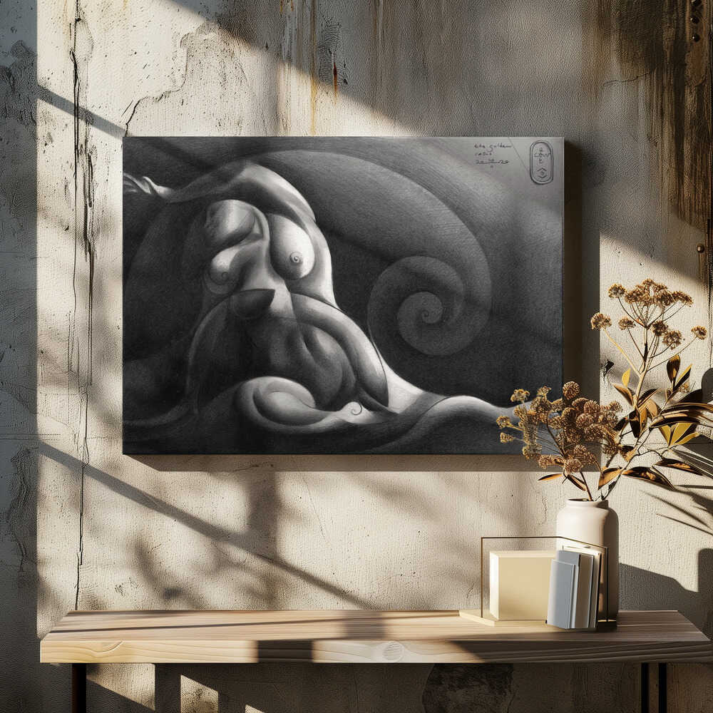 Golden Spiral Figure, arte de Corné Akkers