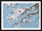 Spring Cherry Blossoms Blue, arte de Josie George