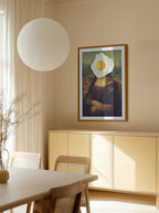 Mona Lisa Fried Egg, arte de Marja van den Hurk