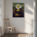Mona Lisa Fried Egg, arte de Marja van den Hurk
