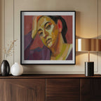 Pensive Woman Portrait, arte de Tore Bahnson