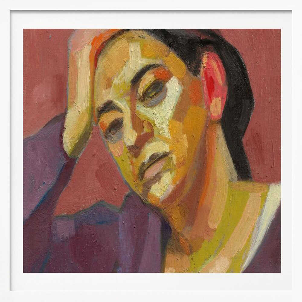Pensive Woman Portrait, arte de Tore Bahnson