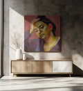 Pensive Woman Portrait, arte de Tore Bahnson