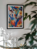 Vibrant Abstract Flowers, arte de Uma Gokhale