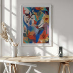 Vibrant Abstract Flowers, arte de Uma Gokhale
