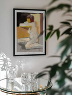 Abstract Seated Nude, arte de Tore Bahnson