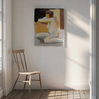 Abstract Seated Nude, arte de Tore Bahnson