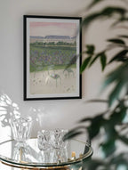 Paris Garden Watercolor Illustration, arte de Katharina Puritscher