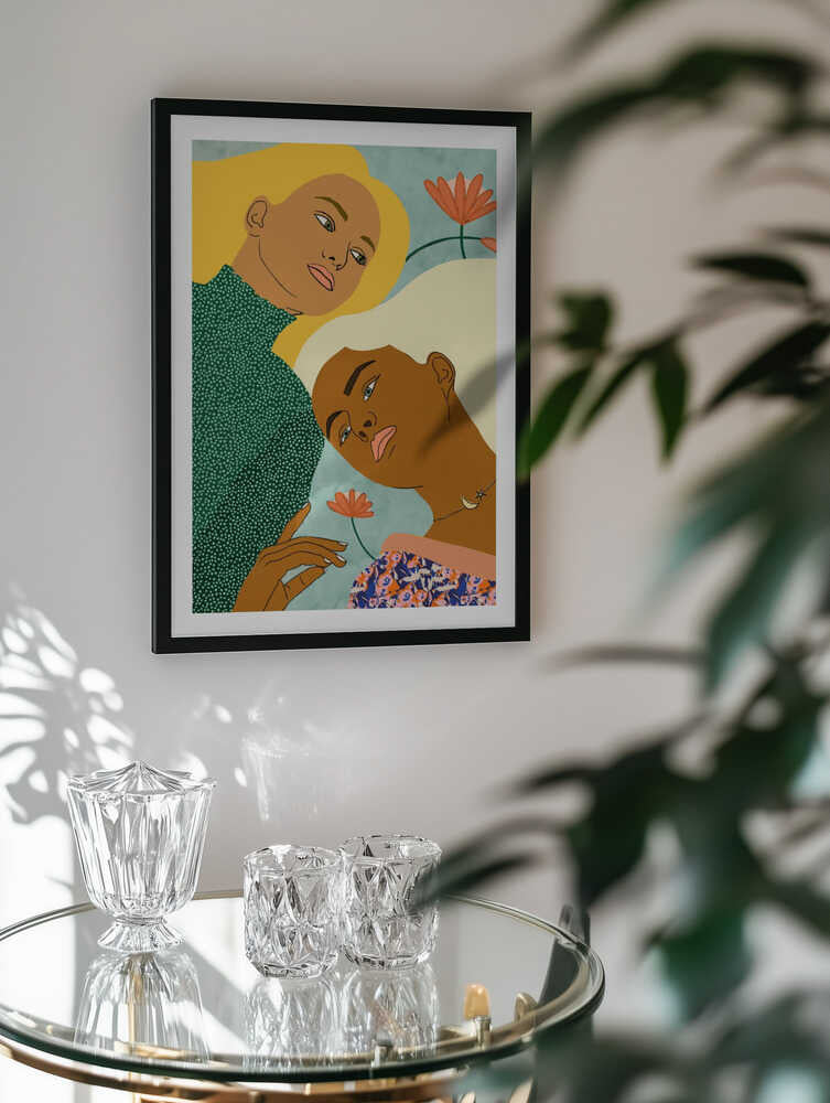 Diverse Women Floral Calm, arte de Uma Gokhale