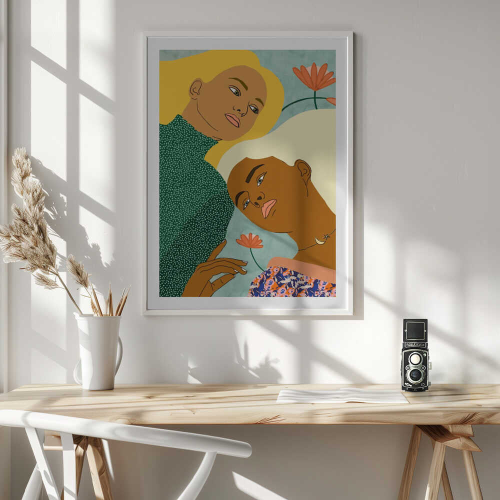 Diverse Women Floral Calm, arte de Uma Gokhale
