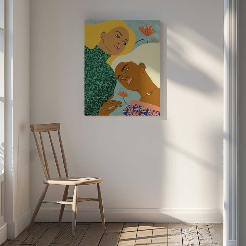 Diverse Women Floral Calm, arte de Uma Gokhale