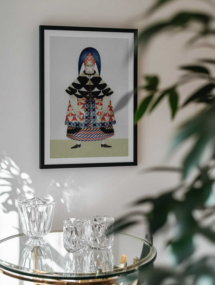 Whimsical Folk Figure, arte de Luca di Napoli