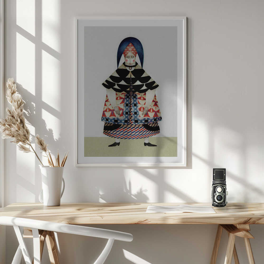 Whimsical Folk Figure, arte de Luca di Napoli