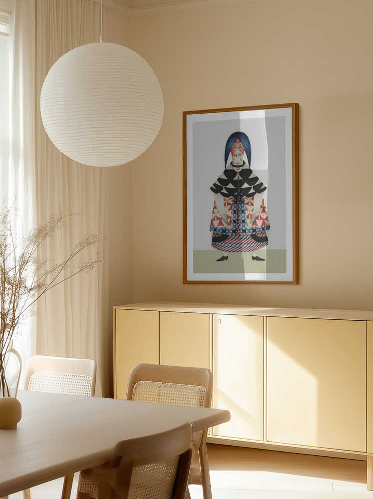 Whimsical Folk Figure, arte de Luca di Napoli