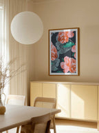 Vibrant Peony Bloom Pattern, arte de Uma Gokhale