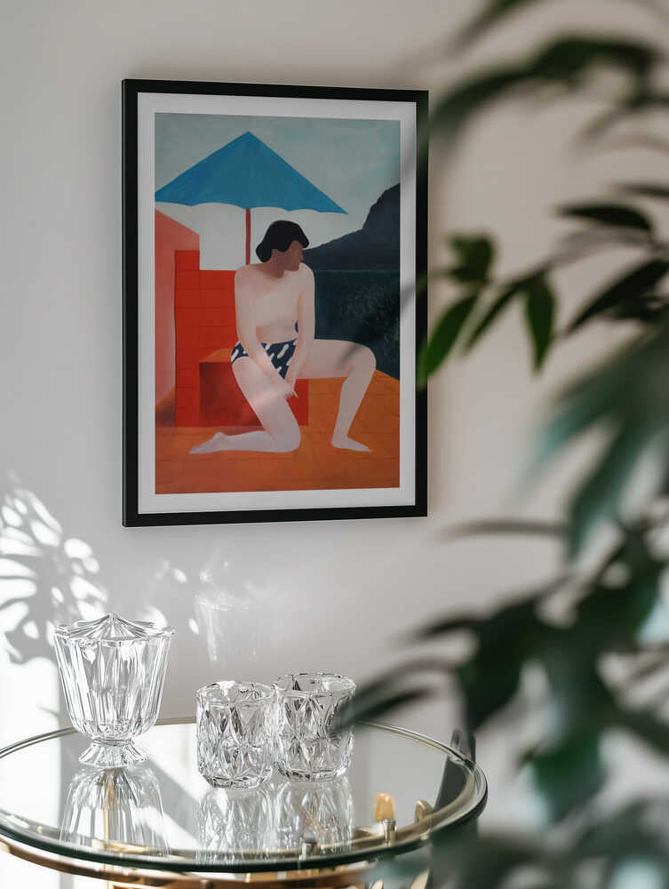 Summer Woman Ocean View, arte de Luca di Napoli