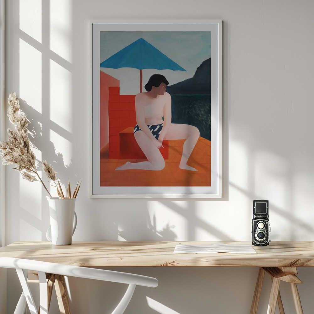 Summer Woman Ocean View, arte de Luca di Napoli