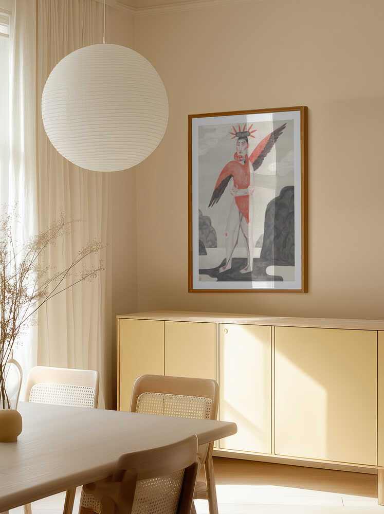 Flamingo Dream Figure, arte de Luca di Napoli