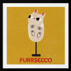 Purrsecco, arte de Carrie Cantwell