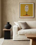 Purrsecco, arte de Carrie Cantwell