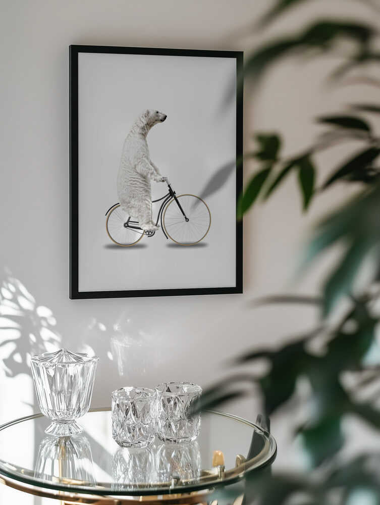 Polar Bear Bike Ride, arte de Marja van den Hurk