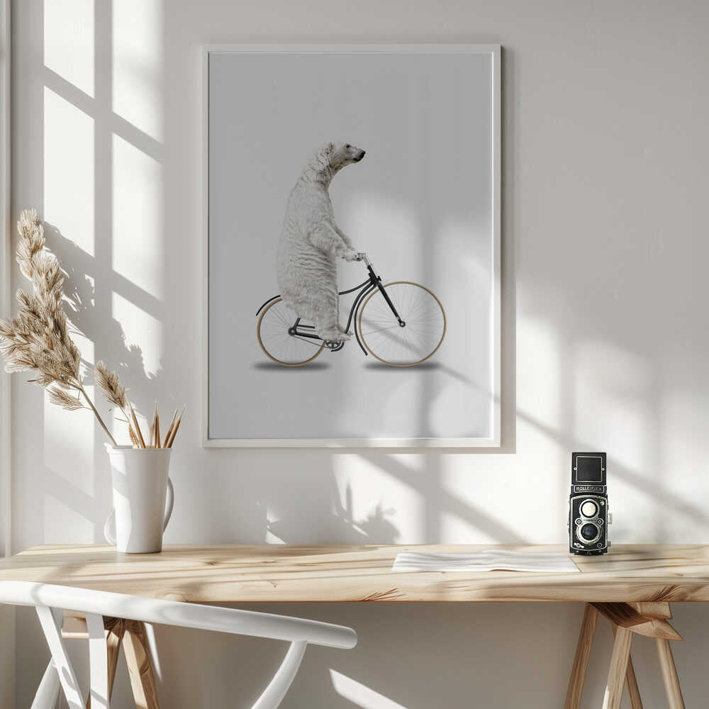 Polar Bear Bike Ride, arte de Marja van den Hurk