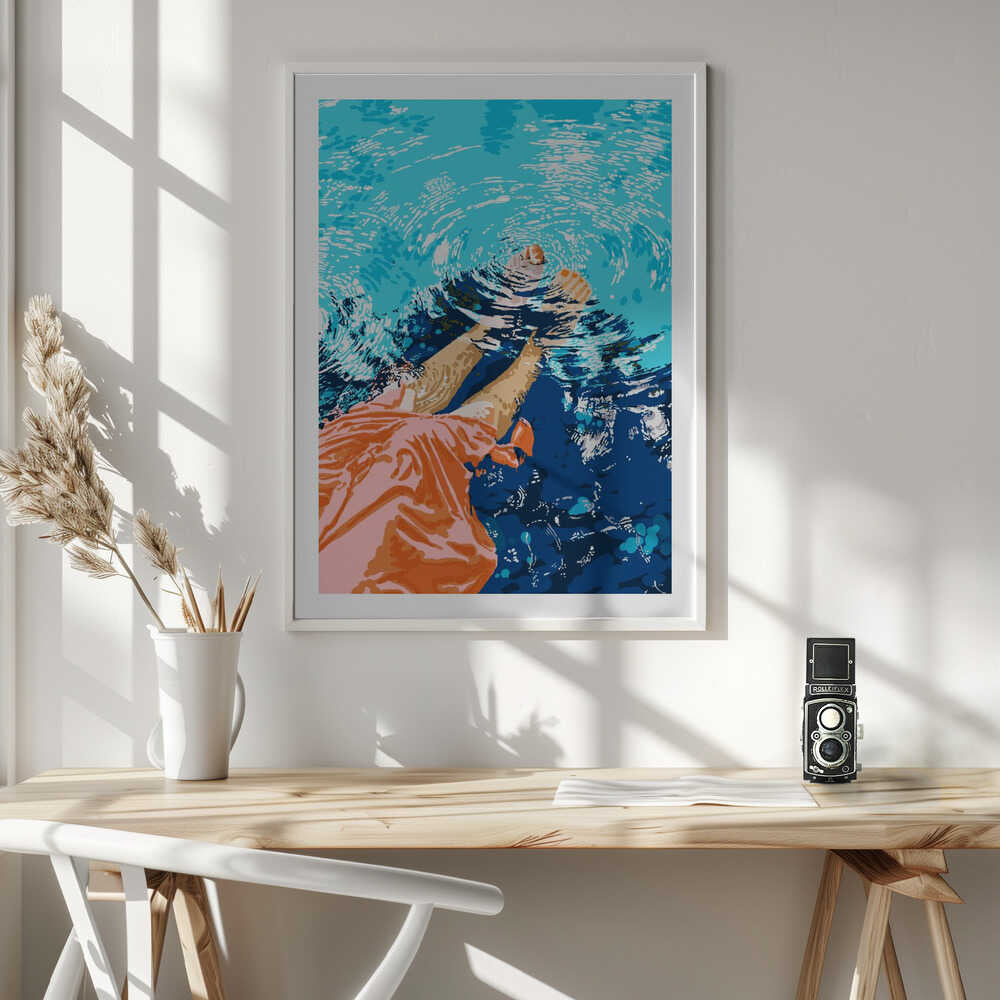 Summer Pool Relax, arte de Uma Gokhale