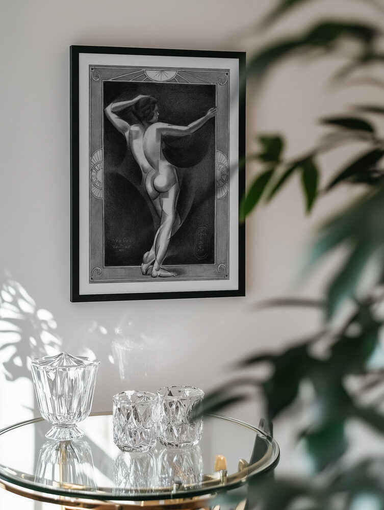 Art Deco Nude Figure, arte de Corné Akkers